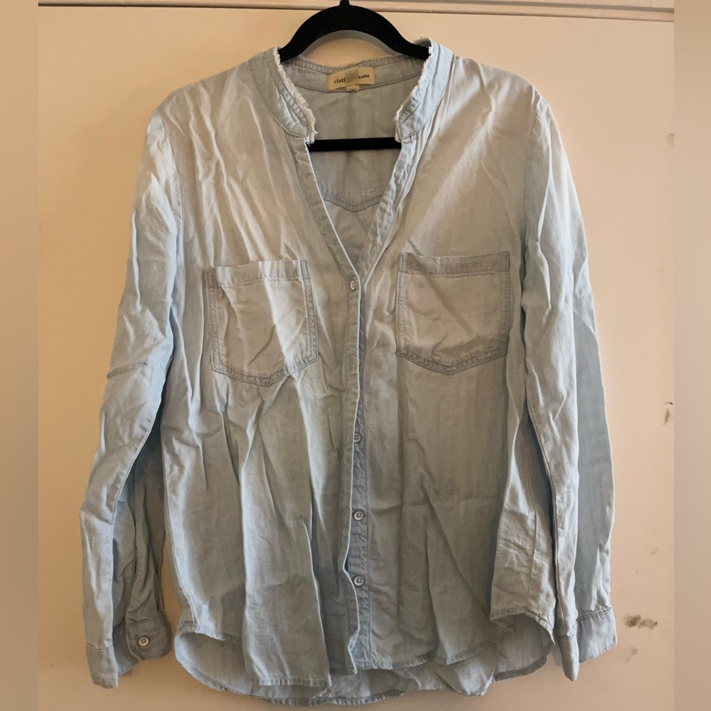 Anthropologie, chambray top
